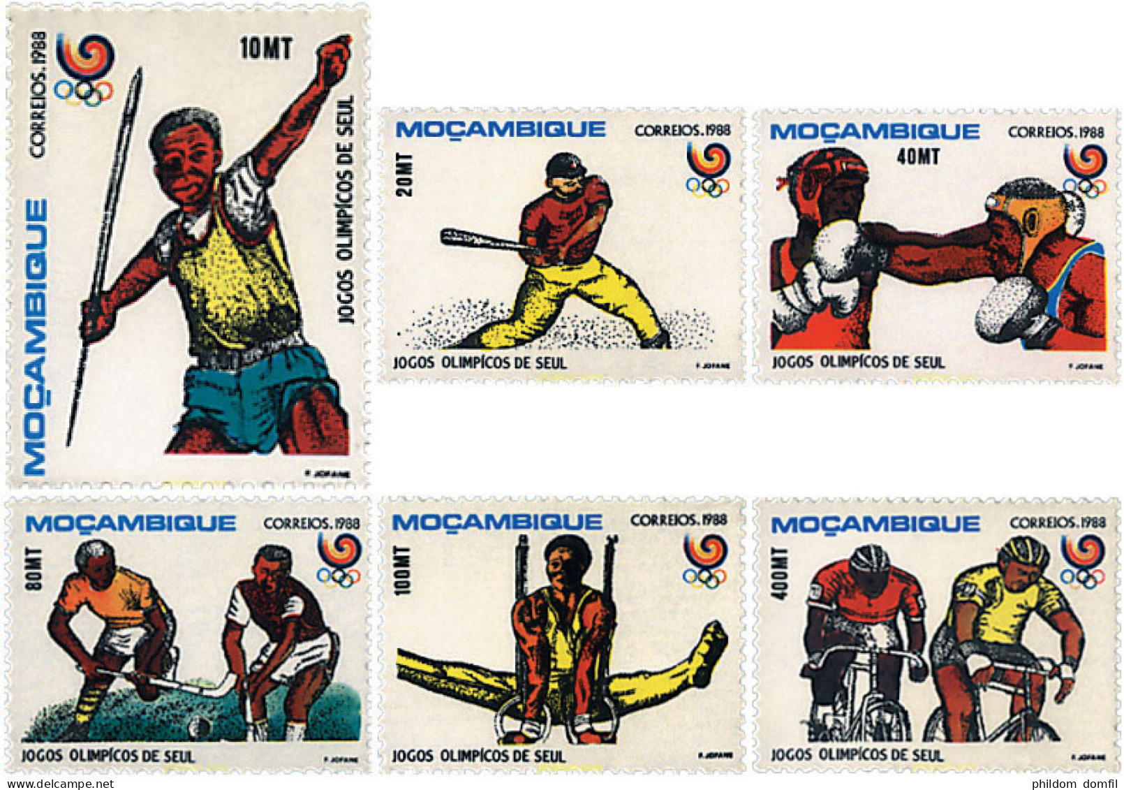 726686 HINGED MOZAMBIQUE 1988 24 JUEGOS OLIMPICOS VERANO SEUL 1988 - Mozambique