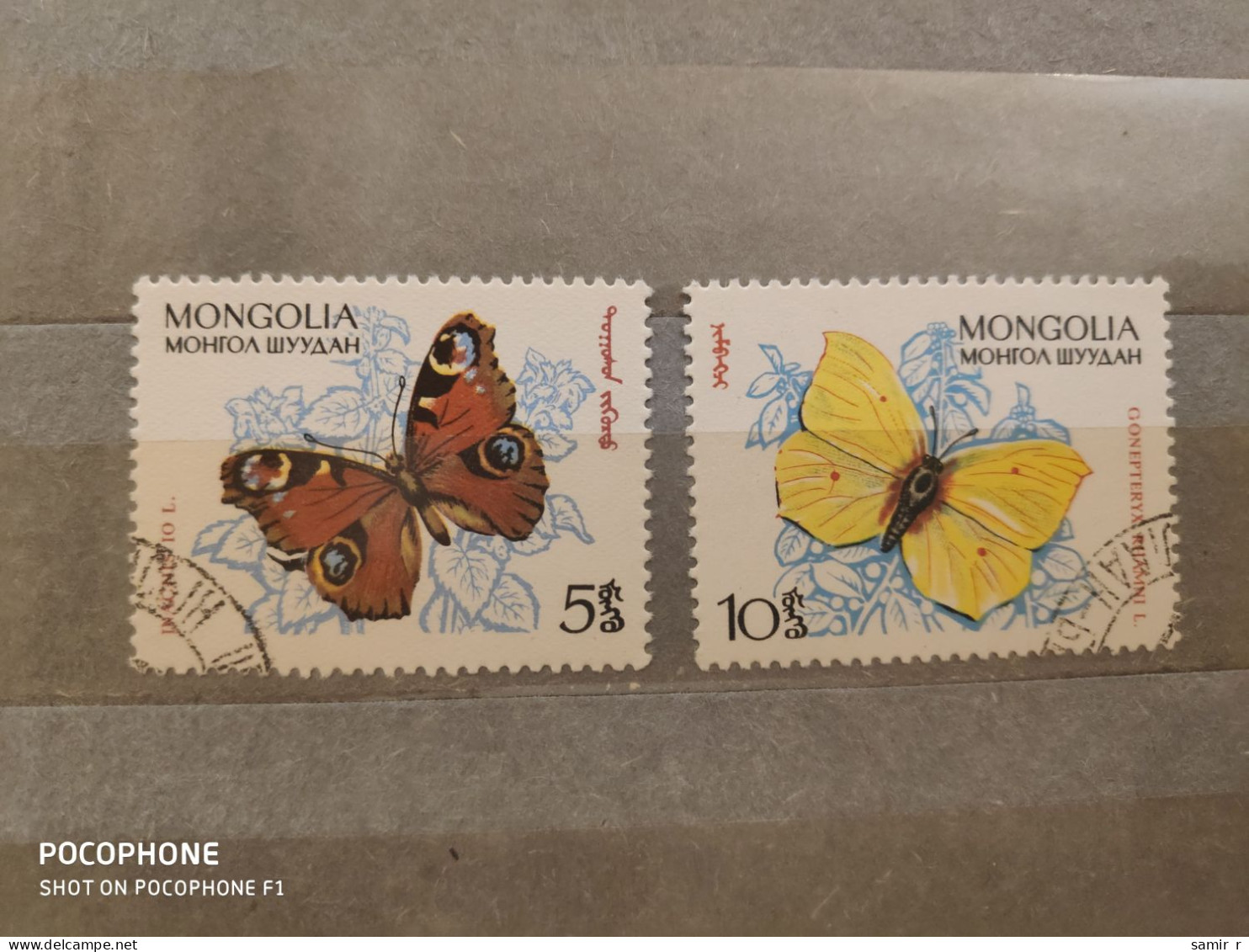 Mongolia	Butterflies (F82) - Mongolei