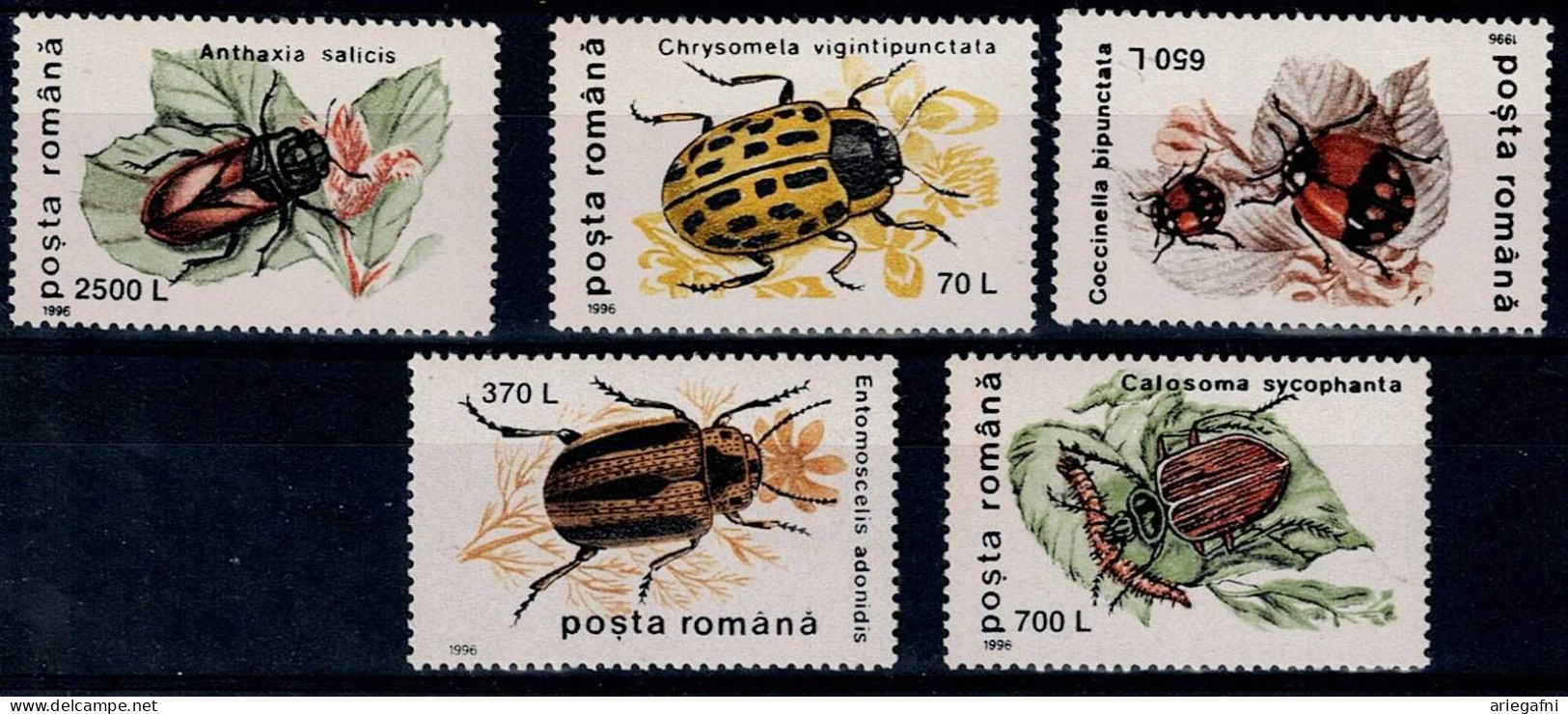 ROMANIA 1996 INSEKTEN MI No 5188-92 MNH VF!! - Ongebruikt