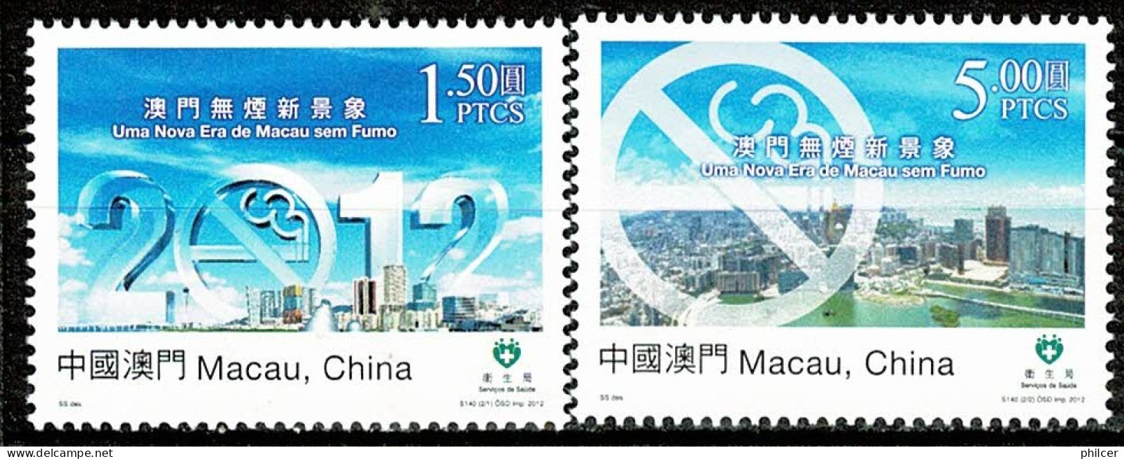 Macau, 2012, # 1845/6, MNH - Unused Stamps