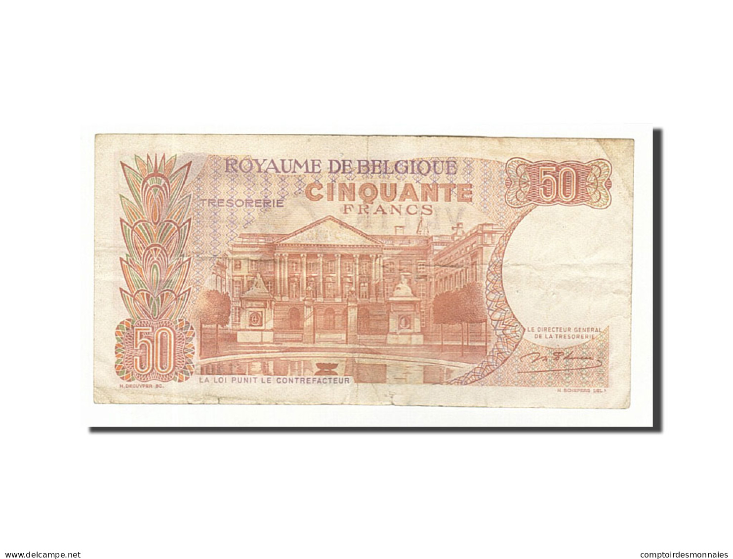 Billet, Belgique, 50 Francs, 1966, 1966-05-16, TTB - 50 Franchi