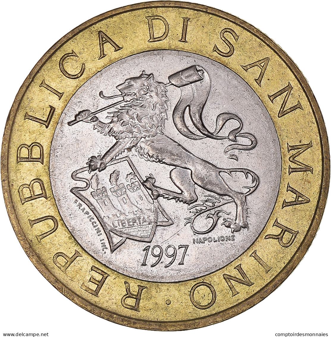 Monnaie, Saint Marin , 1000 Lire, 1997 - Saint-Marin