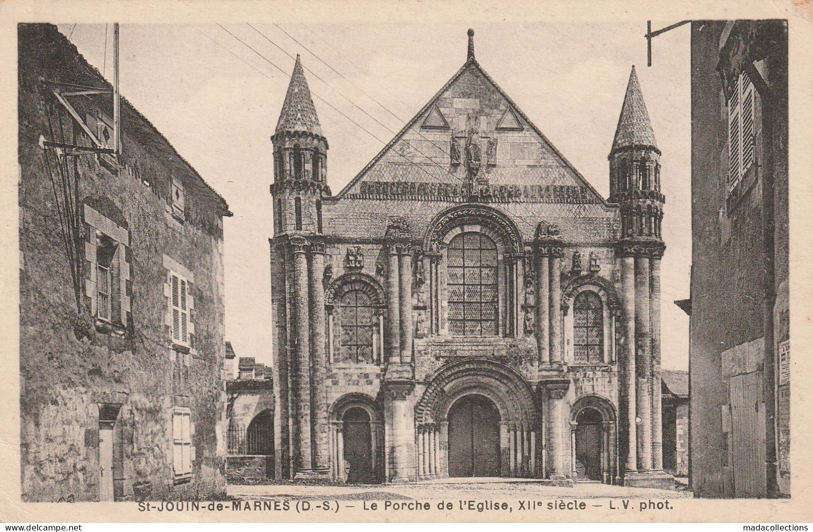 Saint Jouin De Marnes   (79 - Deux-Sèvres )  L' Eglise - Saint Jouin De Marnes