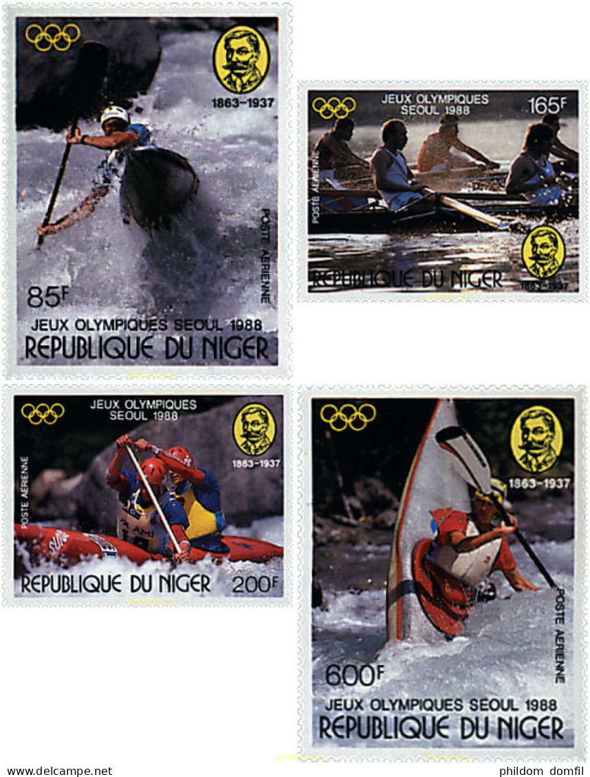 726693 HINGED NIGER 1988 24 JUEGOS OLIMPICOS VERANO SEUL 1988 - Níger (1960-...)