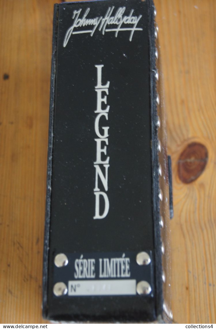 JOHNNY HALLYDAY LEGEND TRES RARE COFFRET 2 VHS VALEUR+ SERIE LIMITEE NUMEROTEE