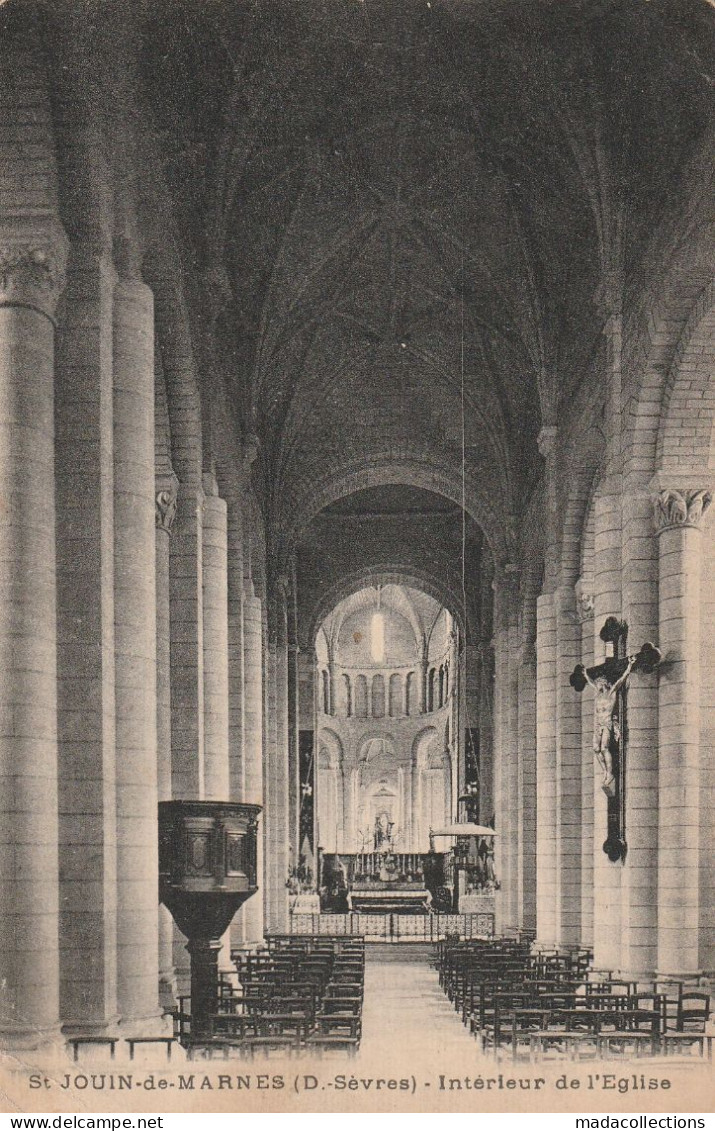 Saint Jouin De Marnes   (79 - Deux-Sèvres ) Intérieur De L' Eglise - Saint Jouin De Marnes