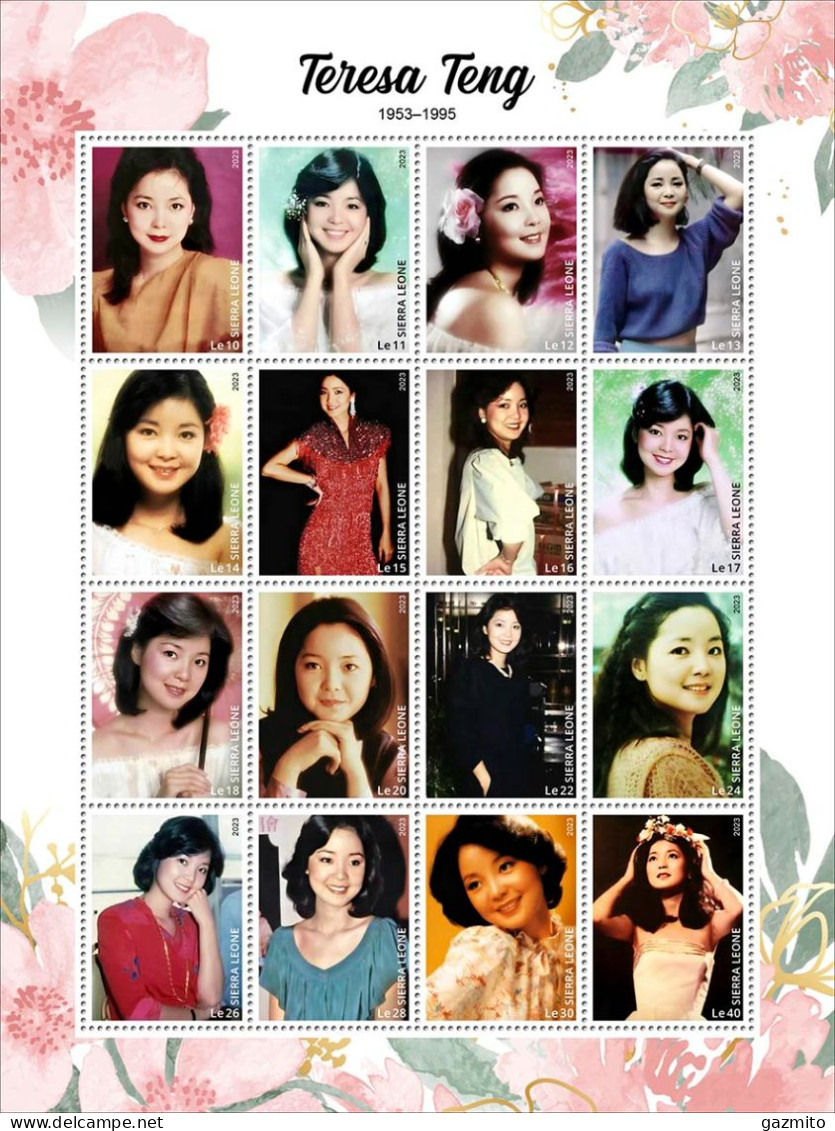 Sierra Leone 2023, Actres, Teresa Teng, 16val In BF - Famous Ladies