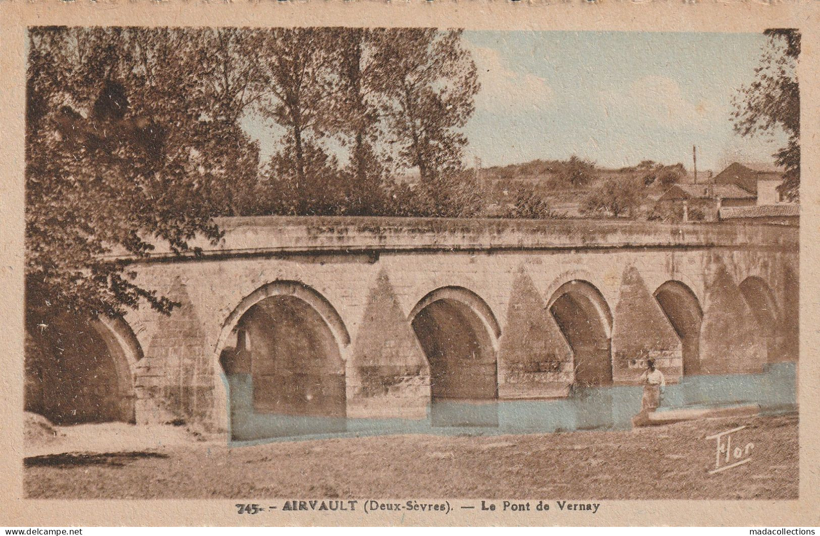 Airvault  (79 - Deux-Sèvres ) Le Pont De Vernay - Airvault