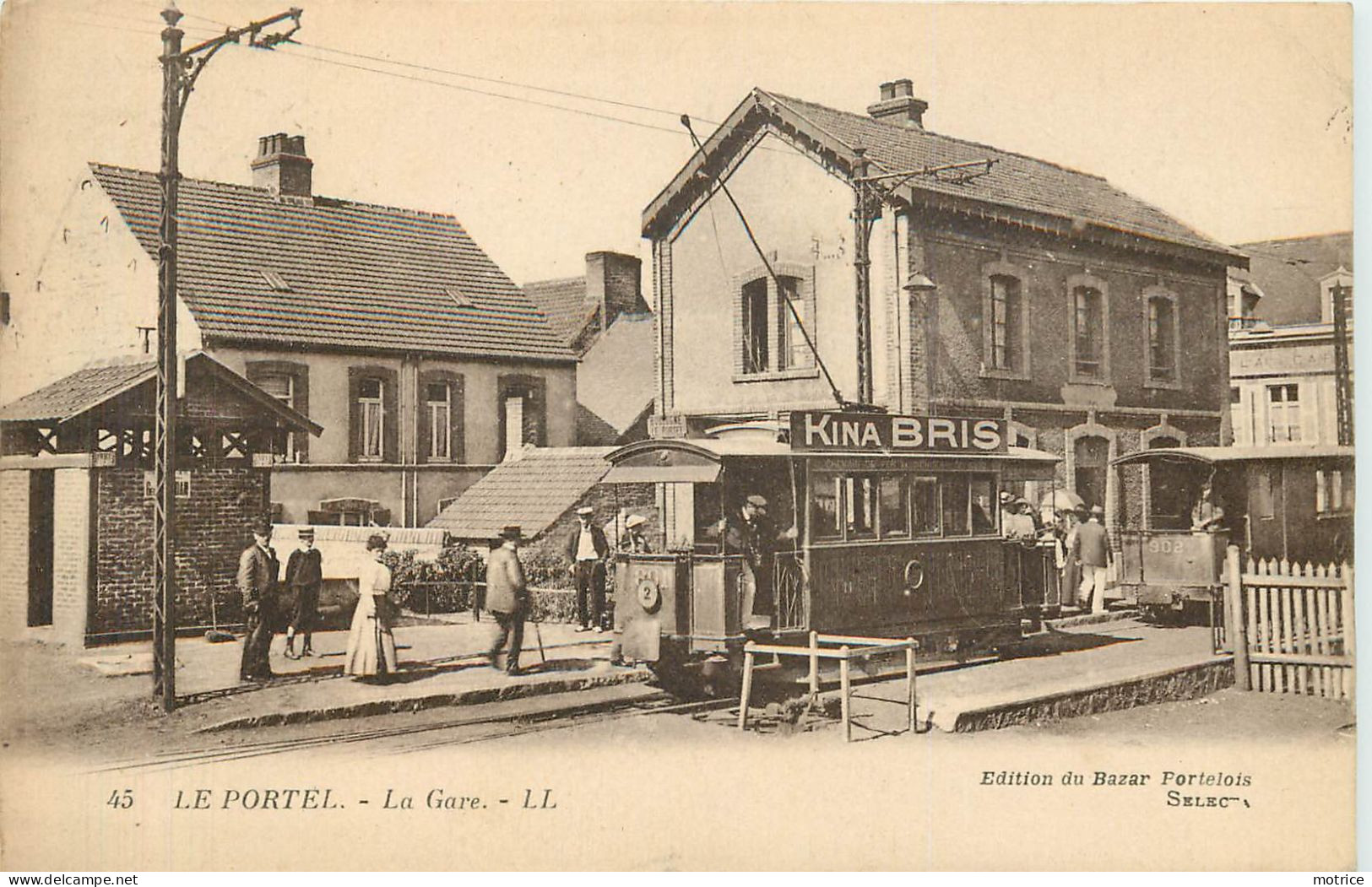 LE PORTEL - La Gare, Tramways. - Strassenbahnen