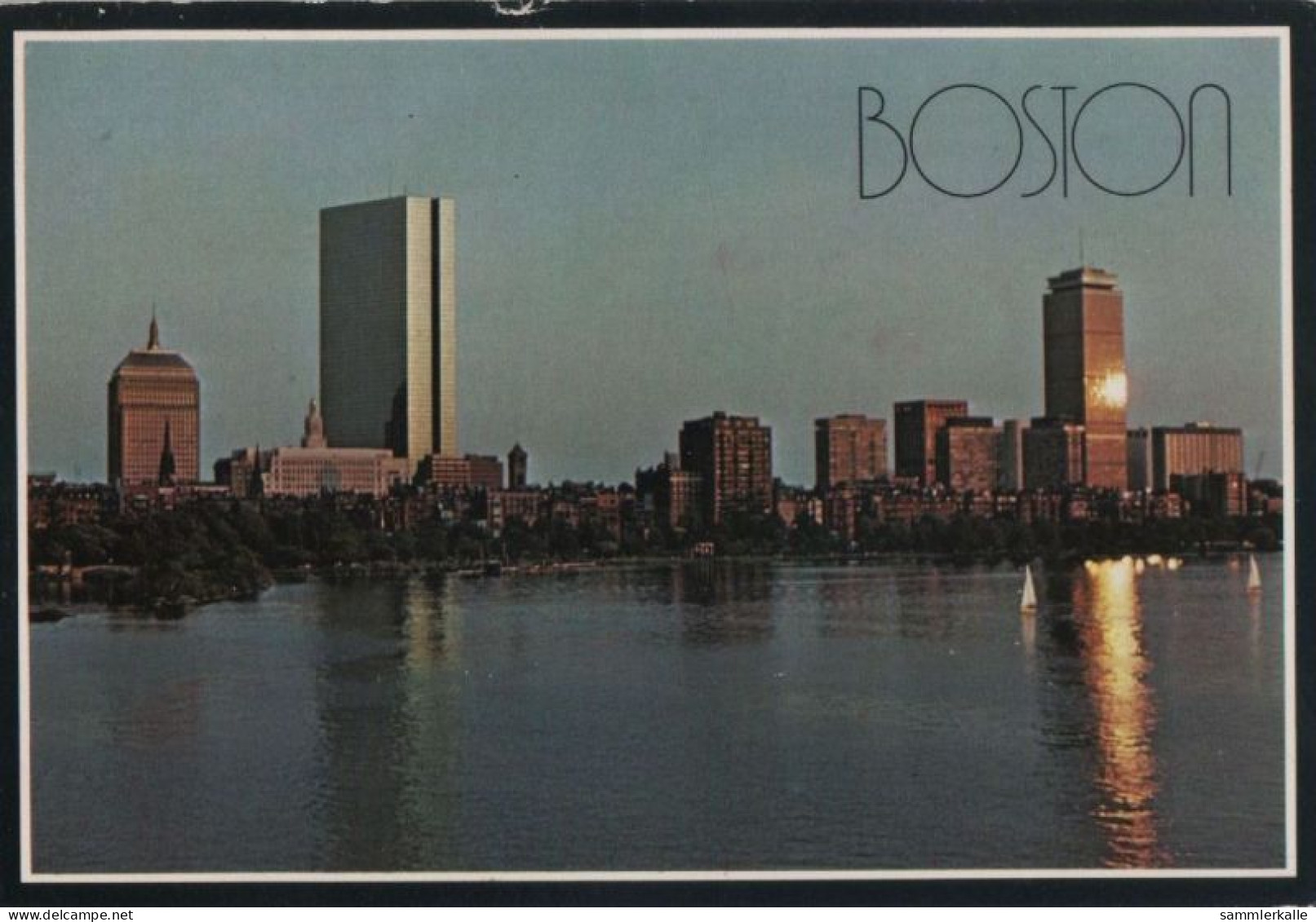 50401 - USA - Boston - City At Twilight - 1984 - Boston