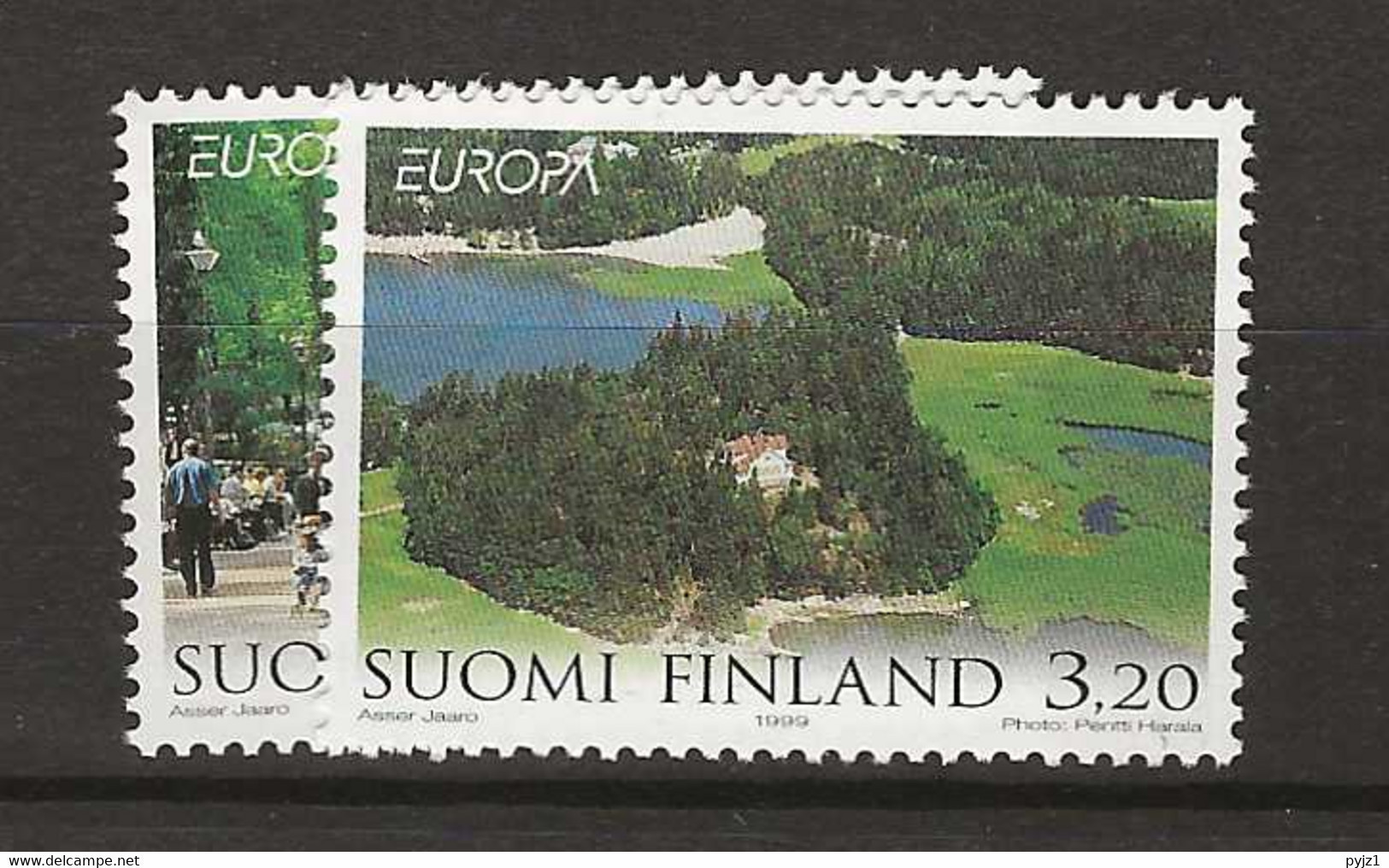 1999 MNH Finland Mi  1474-75, Postfris** - Unused Stamps