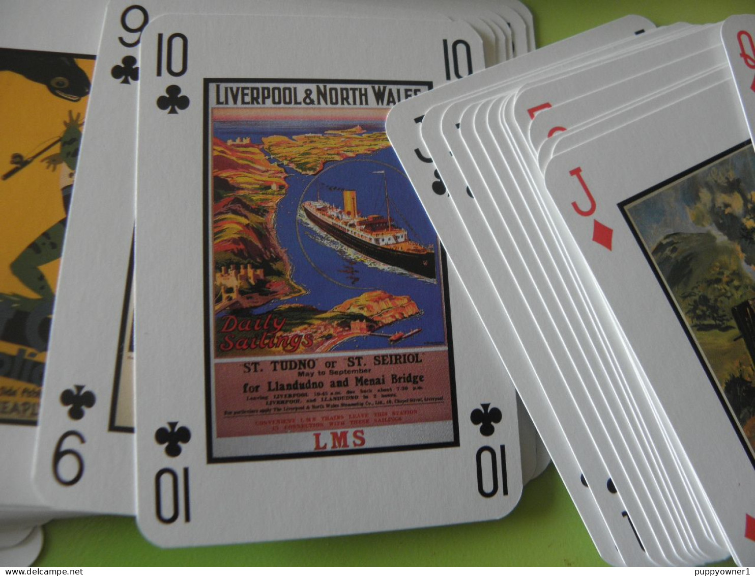Vintage Cartes à Jouer, Thème Affiches De Chemin De Fer 1999 - Playing Cards (classic)