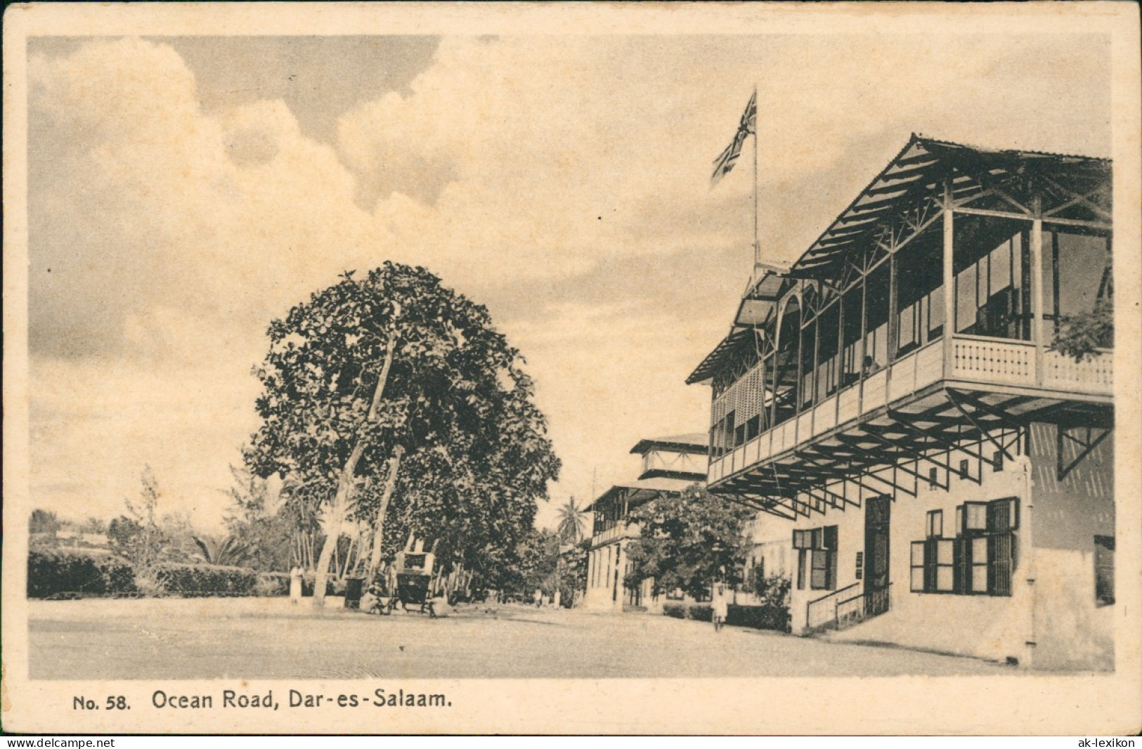 Daressalam Ocean Road, Dar-es-Salaam. Tansania Deutsch-Ostafrika 1922 - Tansania