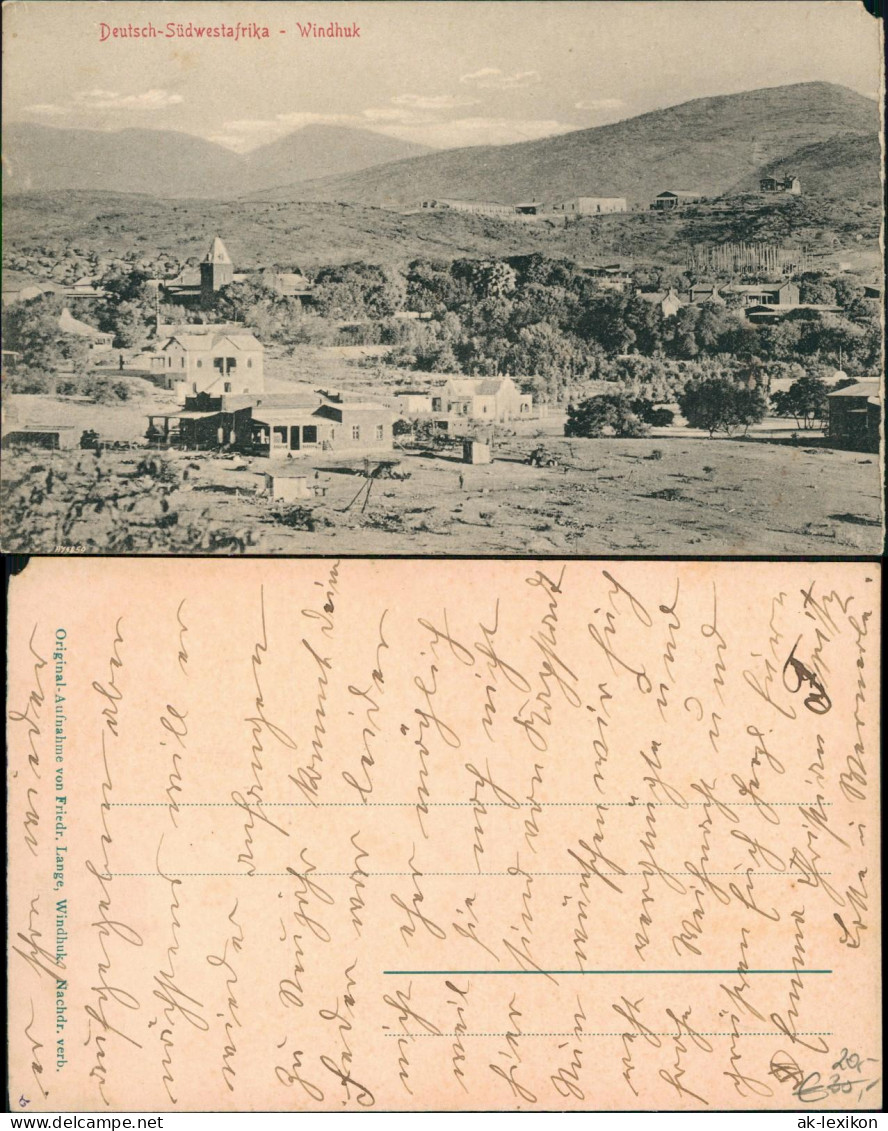 Windhuk Windhoek Total Deutsch Südwest Afrika DSWA Namibia Deutsche Kolonie 1916 - Namibië