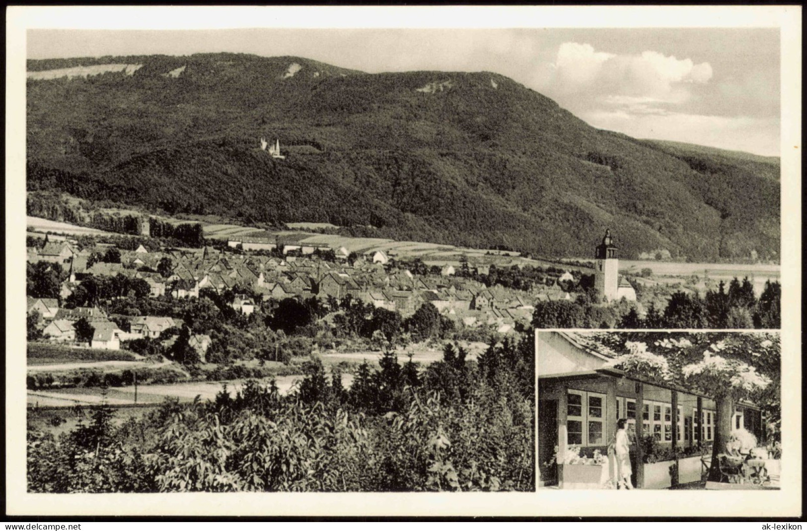 Bad Sooden-Allendorf Panorama-Ansicht Mit WALDGASTHAUS AHRENBERG 1950 - Bad Sooden-Allendorf
