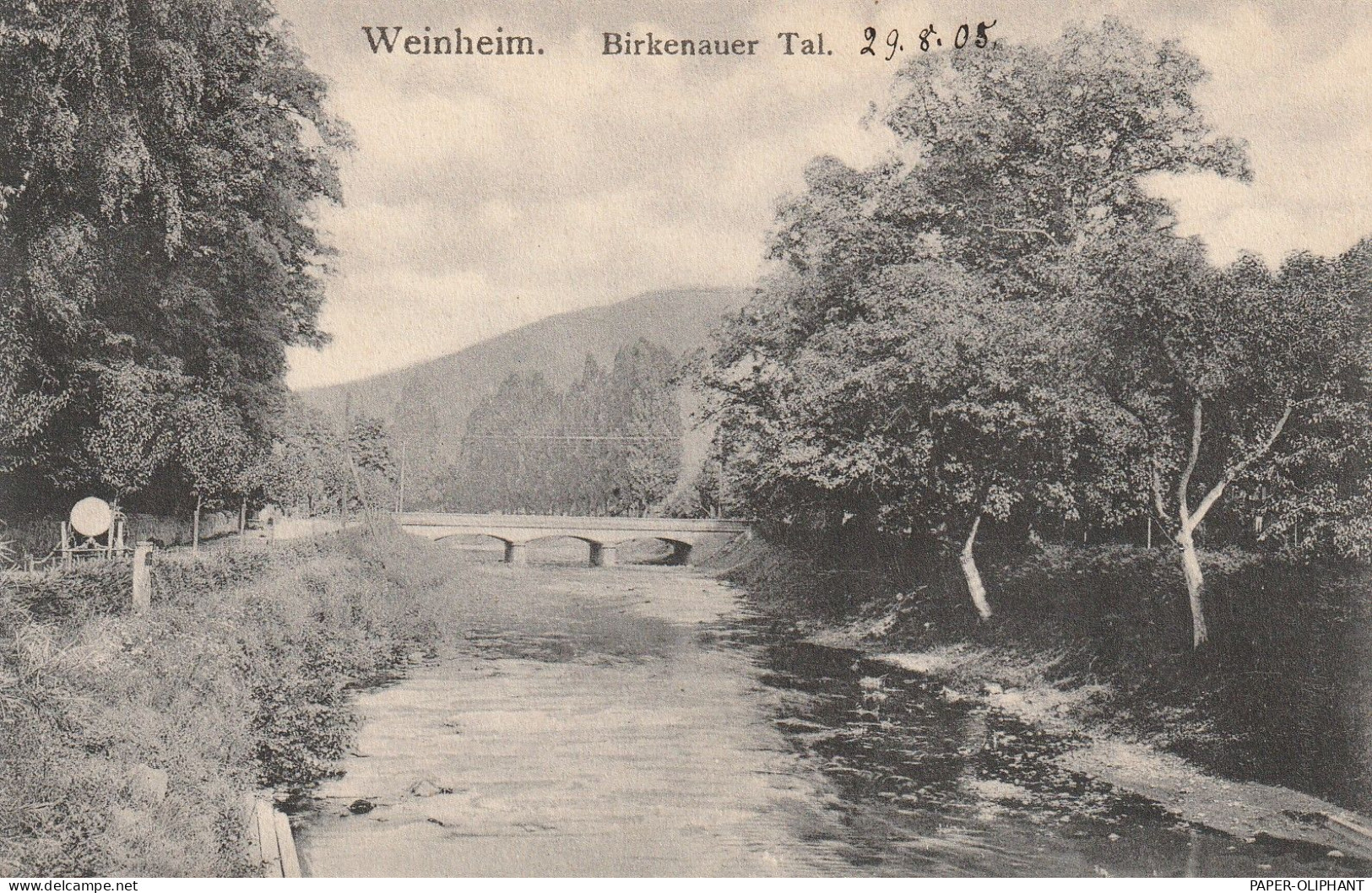 6940 WEINHEIM, Birkenauer Tal, 1905 - Weinheim