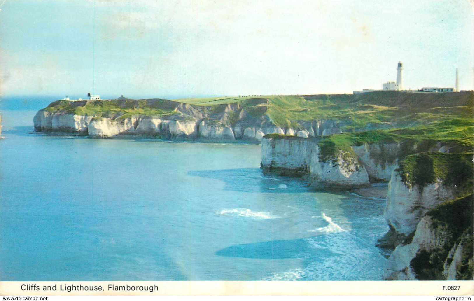 Sailing & Navigation Themed Postcard UK Lighthouse  Flamborough - Lighthouses