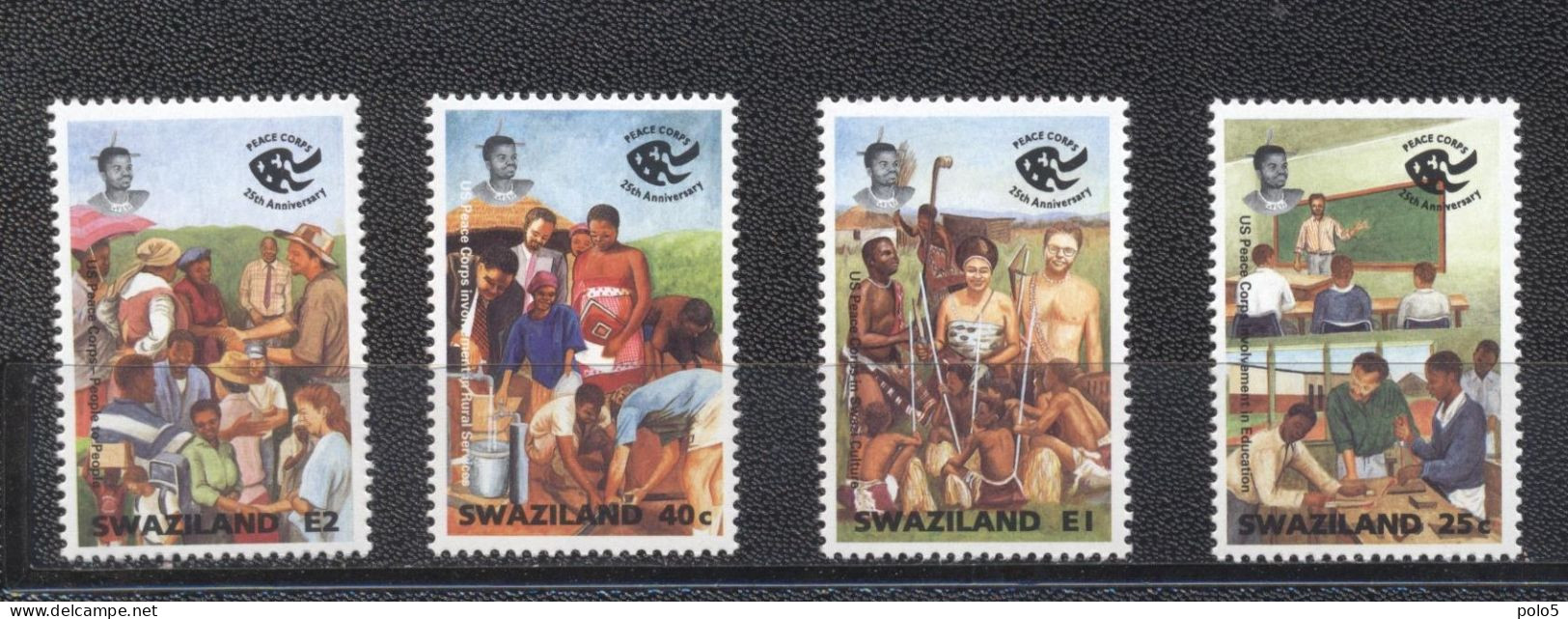 Swaziland 1994 - The 25 Th Anniversary Of US Peace Corps In Swaziland Set(4v) - Swaziland (1968-...)