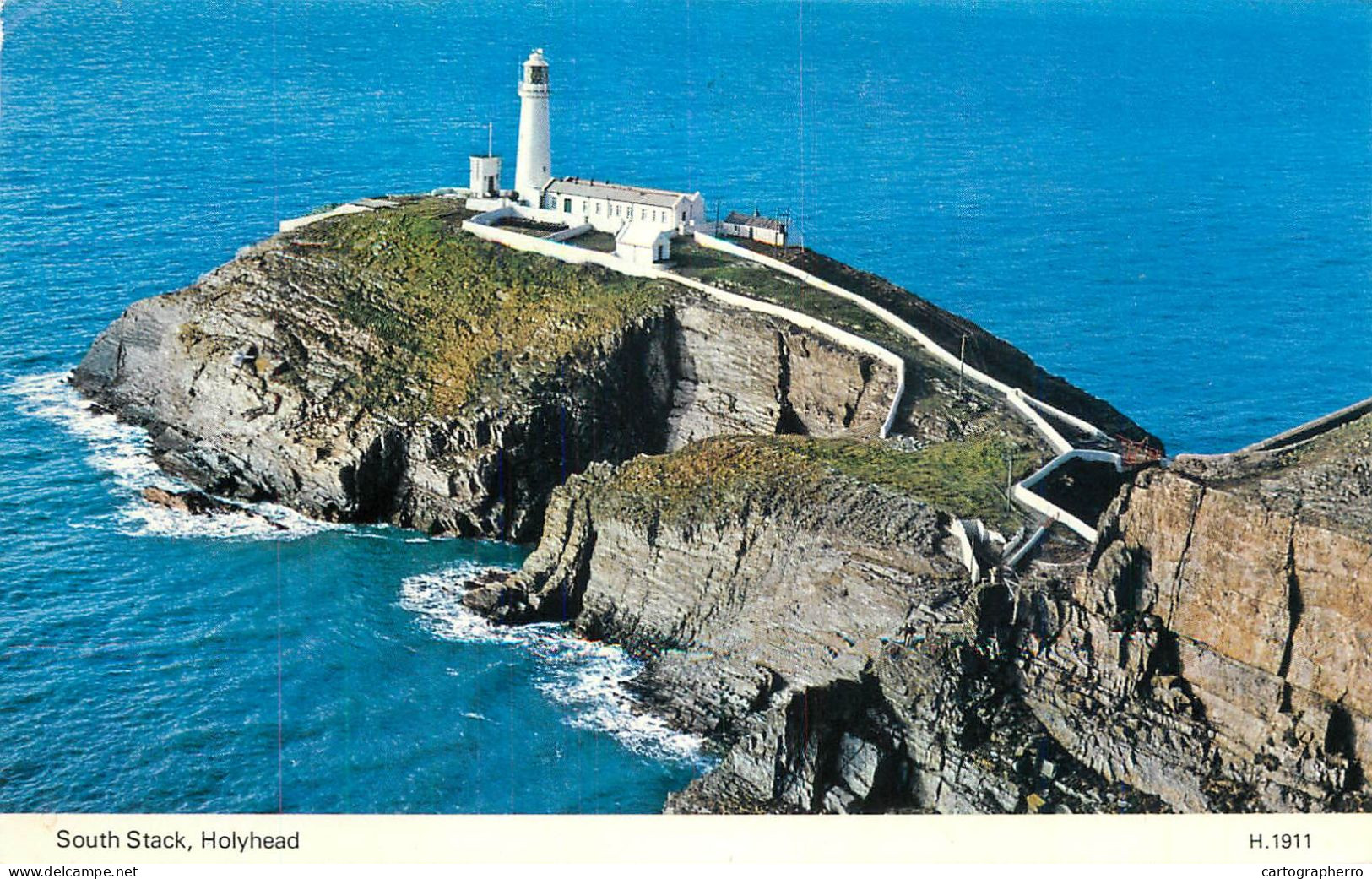 Sailing & Navigation Themed Postcard UK Lighthouse South Stacks - Lighthouses