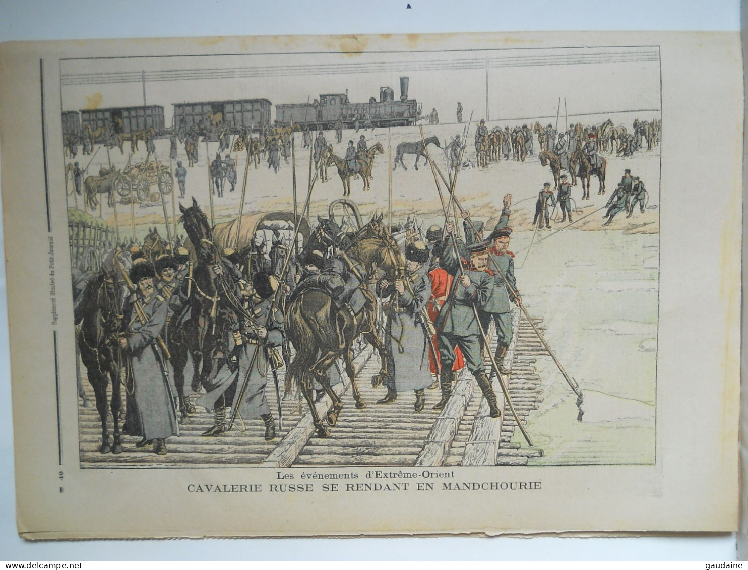 Le Petit Journal N°689 Du 31 Janvier 1904 – Agents De Police - CAVALERIE RUSSE EN MANDCHOURIE RUSSIE - Le Petit Journal