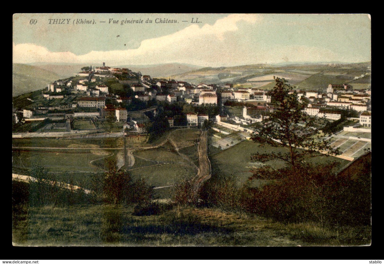 69 - THIZY - VUE GENERALE DU CHATEAU - Thizy