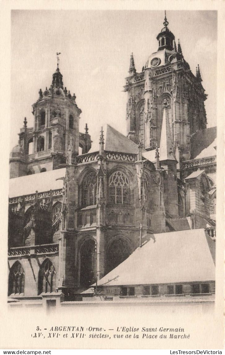 FRANCE - Argentan (Orne) - Vue Générale De L'église Saint German (XV E, XVI E Et XVII E Siècles)- Carte Postale Ancienne - Argentan