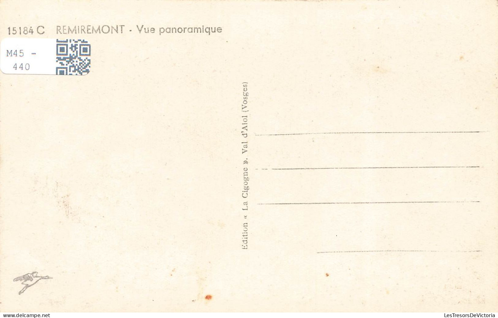 FRANCE - Remiremont - Vue Panoramique De La Ville - Carte Postale Ancienne - Remiremont