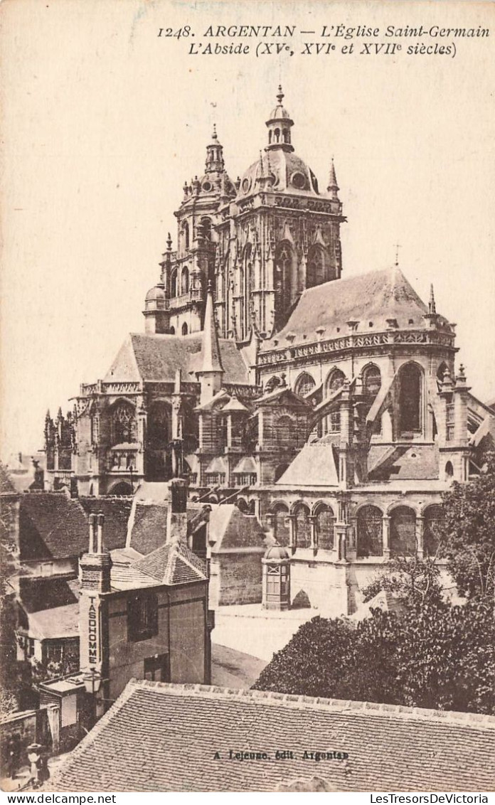 FRANCE - Argentan - Vue Sur L'église Saint German - L'Abside (XV E, XVI E Et XVII E Siècles) - Carte Postale Ancienne - Argentan