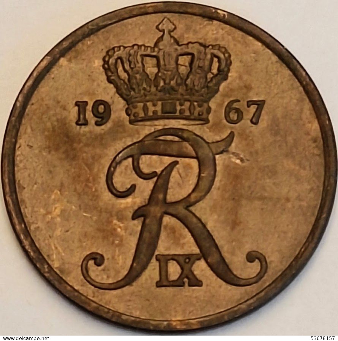 Denmark - 5 Ore 1967, KM# 848.1 (#3722) - Denmark