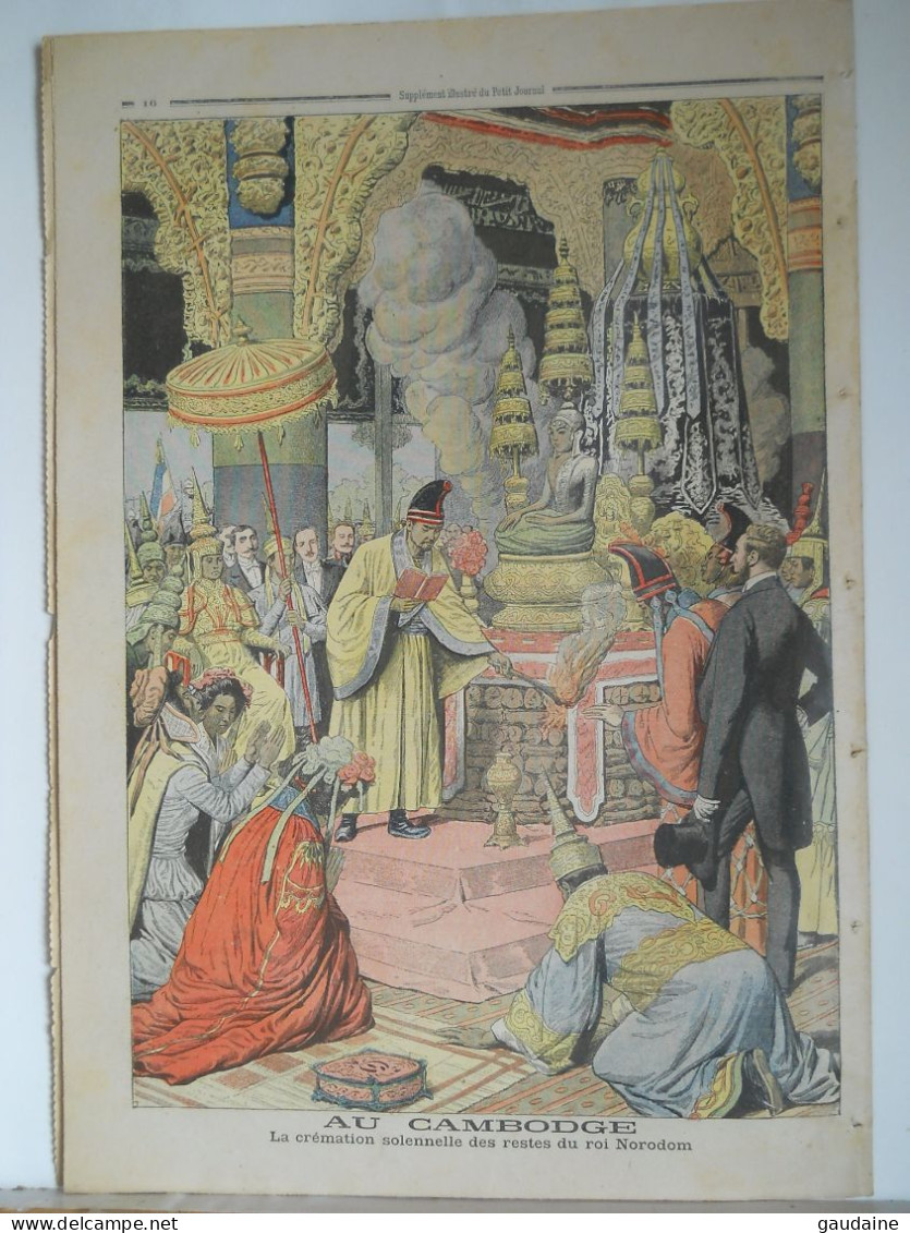 Le Petit Journal N°791 – 14 Janvier 1906 – Emeute à Moscou– Cambodge Pnom-Penh – Roi Norodom 1er - Le Petit Journal