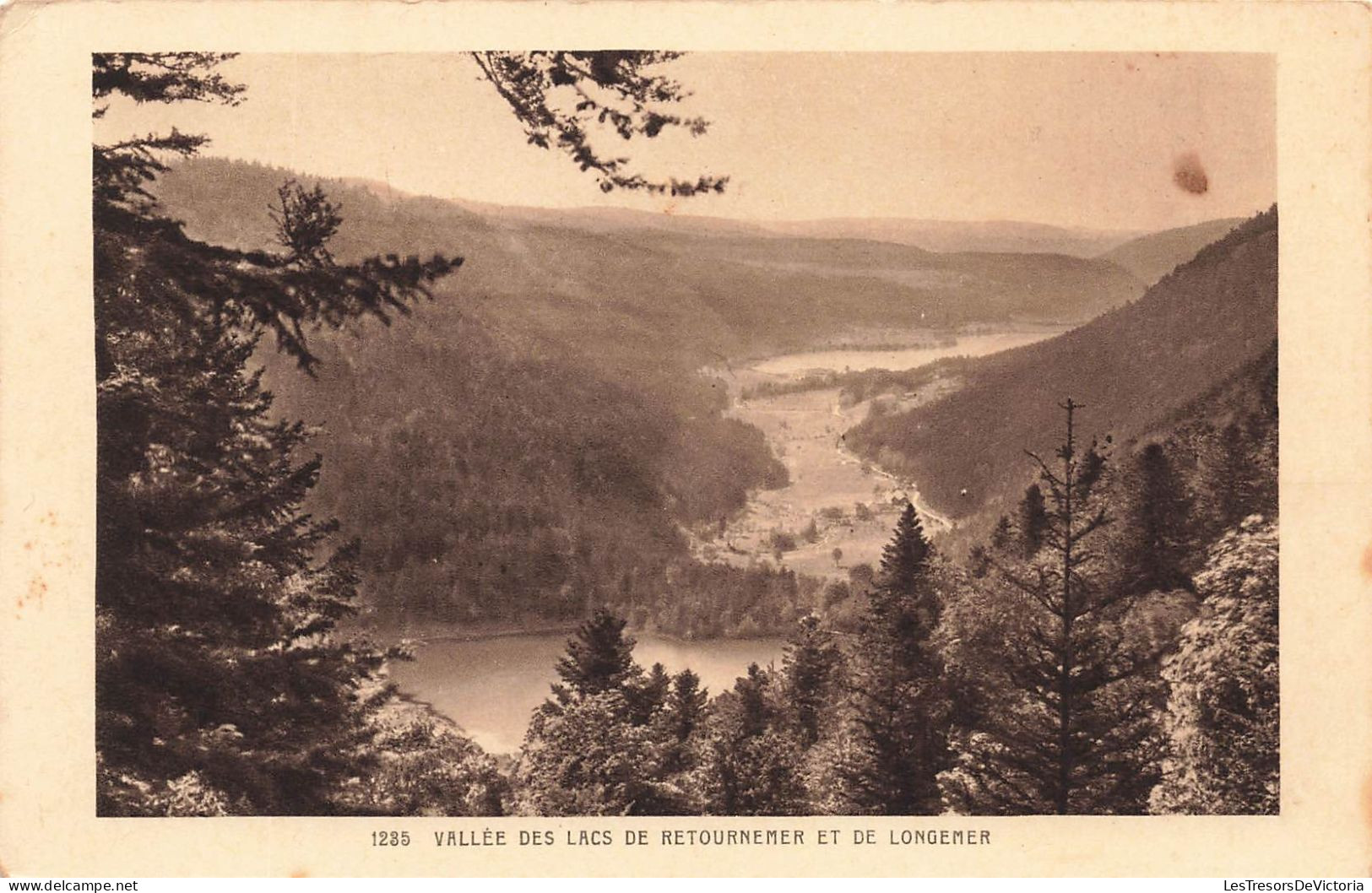 FRANCE - Gérardmer - Vue Sur La Vallée Des Lacs De Retournemer Et De Longemer - Carte Postale Ancienne - Gerardmer