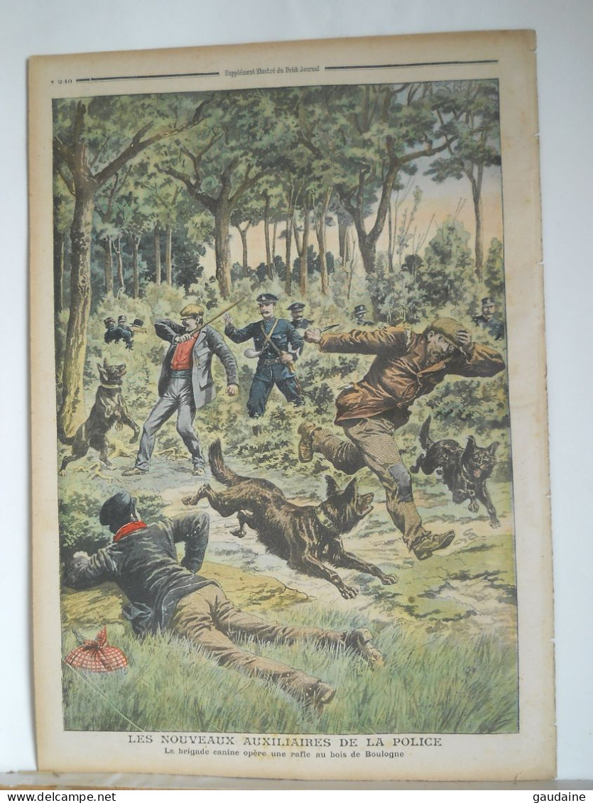 Le Petit Journal N°871 – 28 Juillet 1907 – Les Apaches  Ligote Un Nègre Et Le Blanchissent Au Ripolin – Police - Le Petit Journal