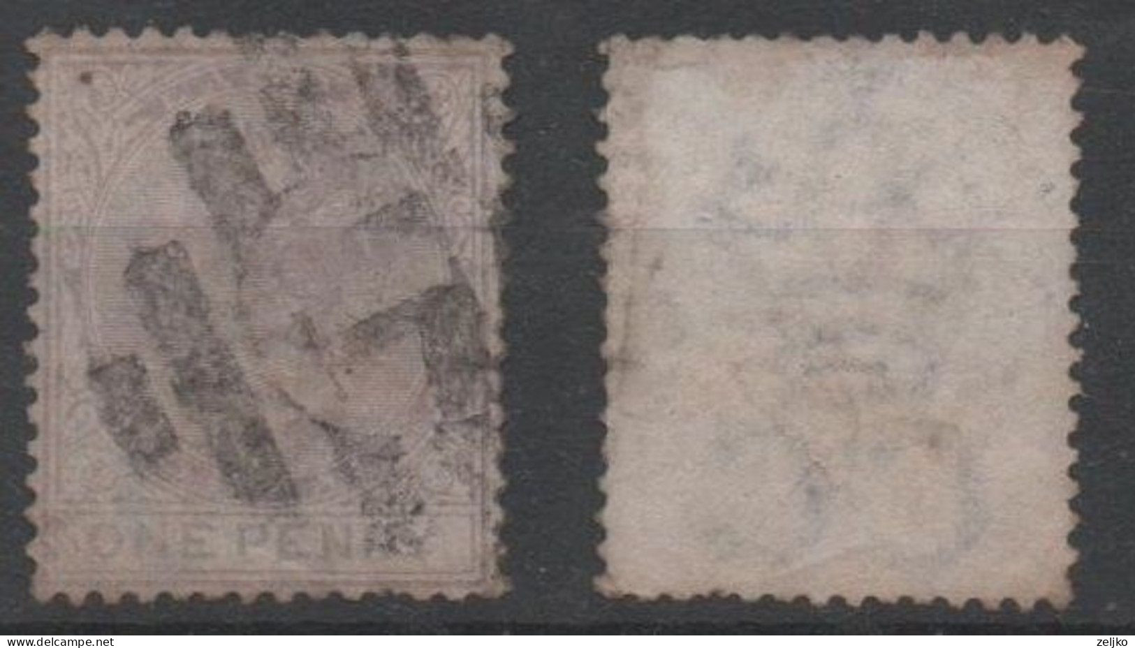 Lagos, Used, 1876, Michel 1c, Dent. 14, Cv 32 € - Nigeria (...-1960)