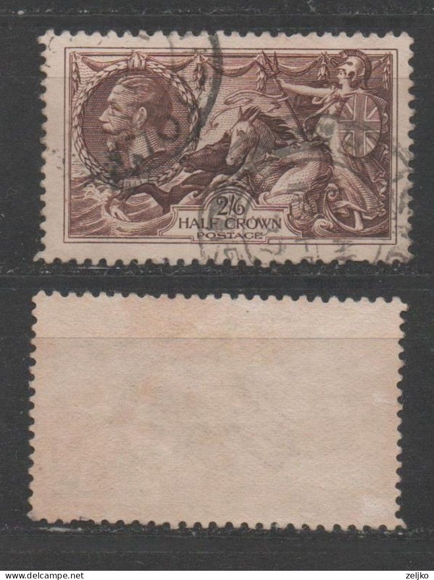 UK, GB, Great Britain, Used, 1934, Michel 186, George V, Seahorse, Re-drawn, Used C.V. 25 € - Oblitérés