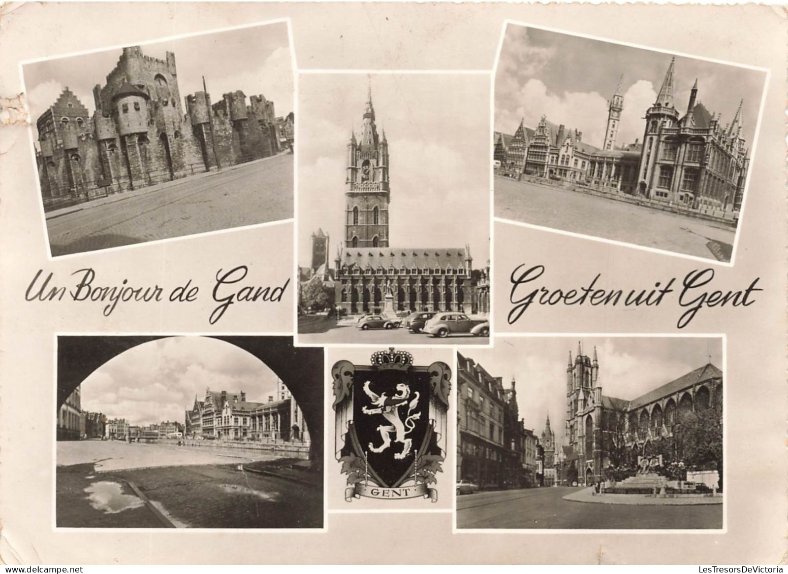 BELGIQUE - Gand - Un Bonjour De Gand - Multivues - Carte Postale - Gent