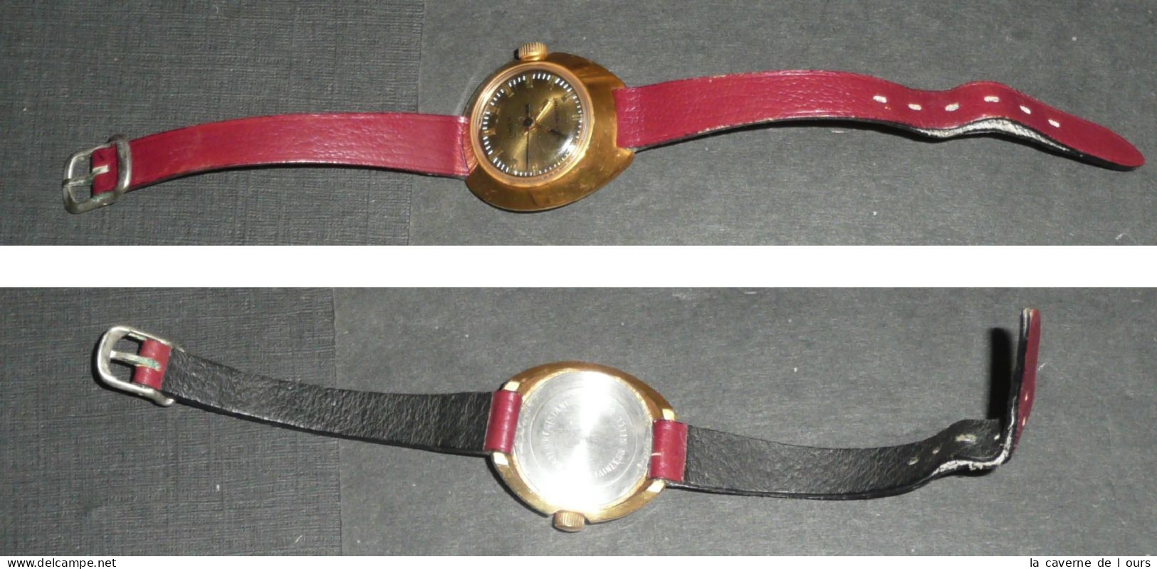 Rare Ancienne Montre Mécanique, TIMEX Water Resistant - Horloge: Antiek