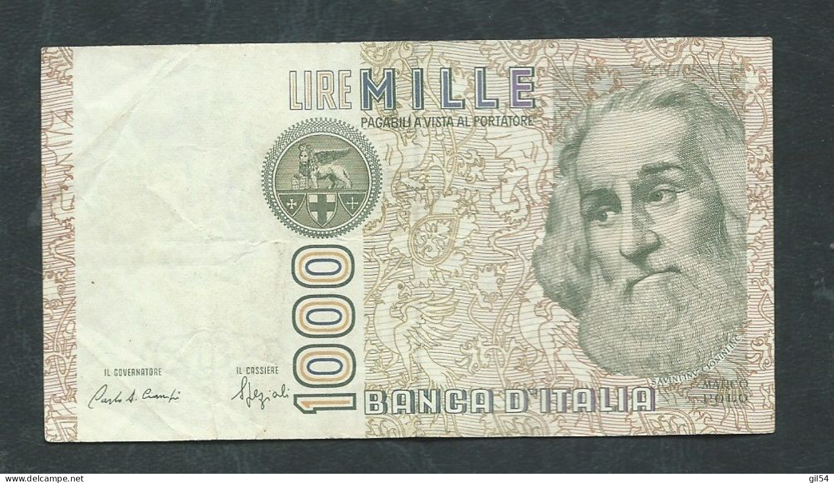 Billet, Italie, 1000 Lire 8 GENNAIO 1982 Laura 7127 - 1000 Liras