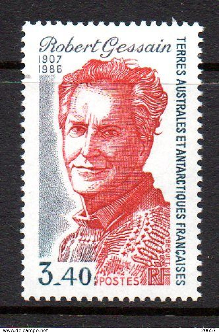 TAAF 0133/34 Aumonier Père Lejay, Robert Gessain - Unused Stamps