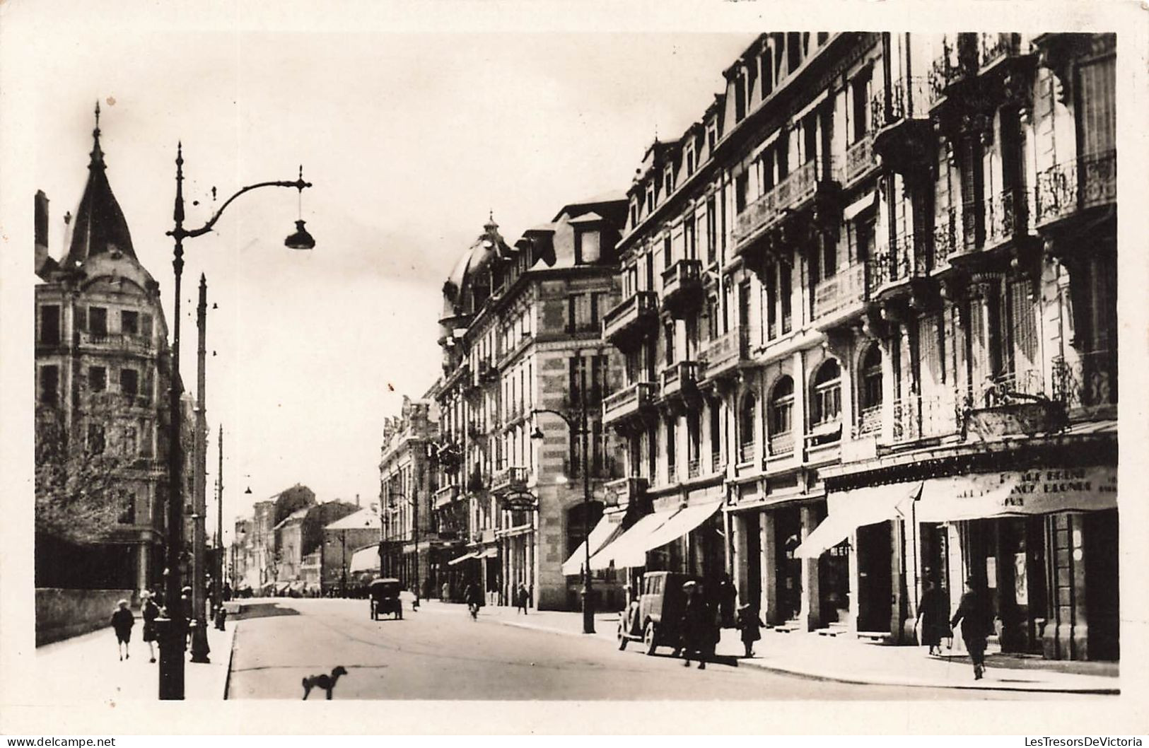 FRANCE - Belfort - Vue Sur Le Boulevard Carnot - Carte Postale Ancienne - Belfort – Le Lion