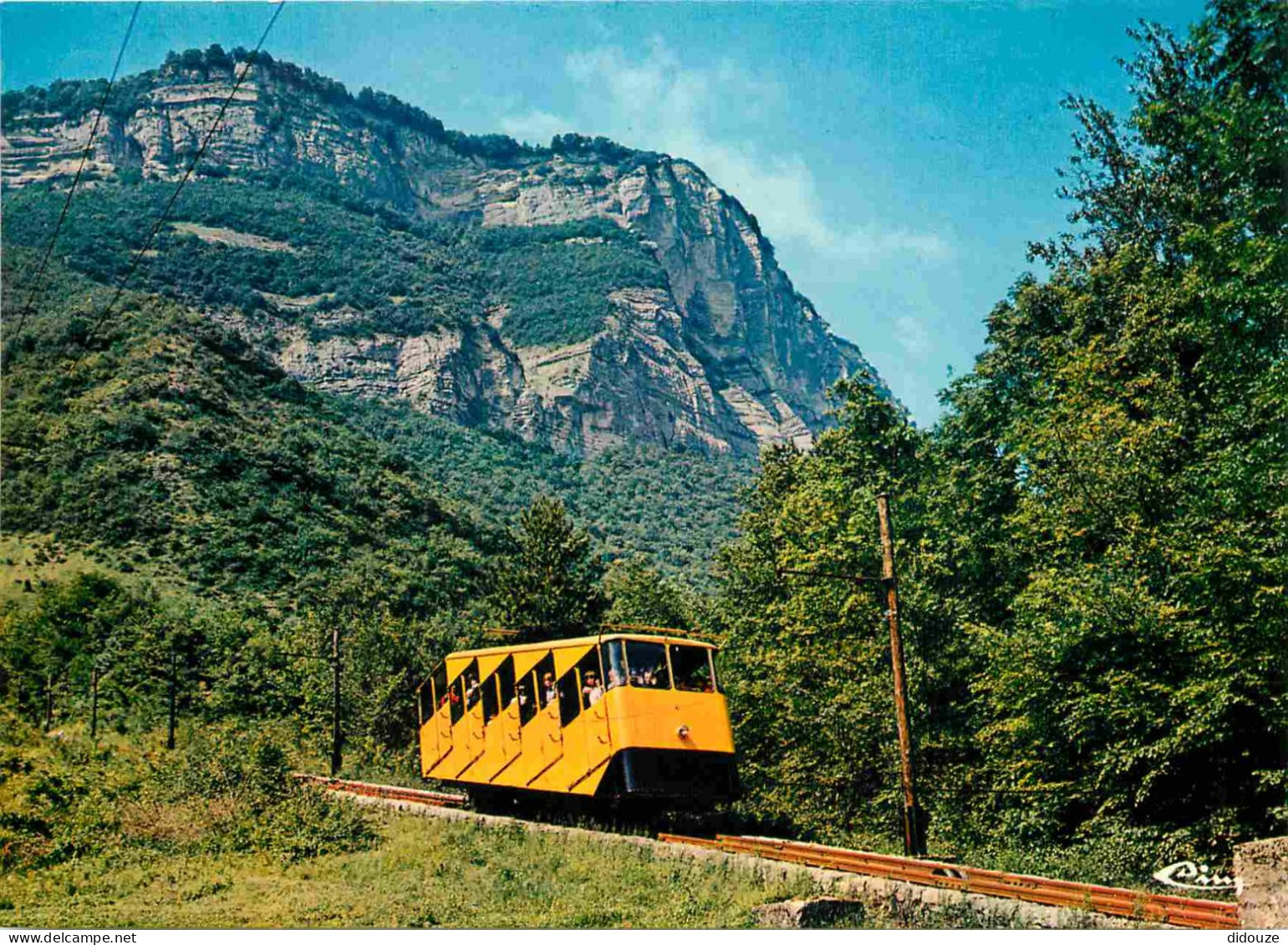 Trains - Funiculaires - Bernin - Le Funiculaire De Montfort De La Vallée Du Graisivaudan à St-Hilaire-du-Touvet Sur Le P - Kabelbanen