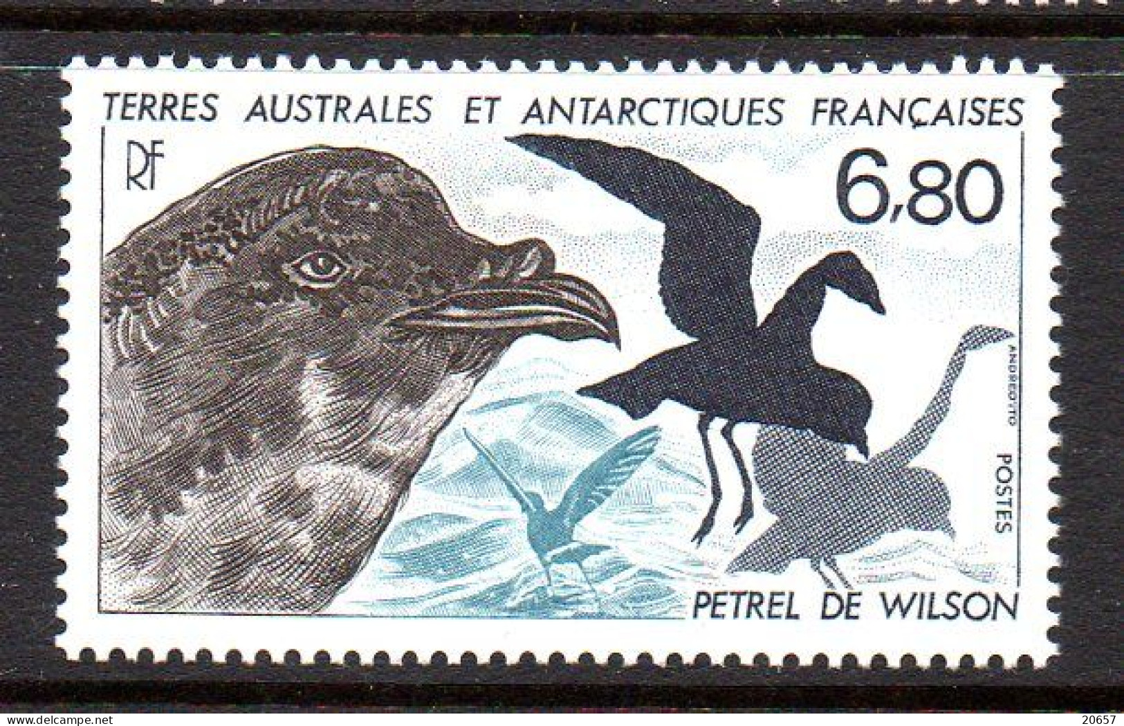 TAAF 0131/32 Faune Et Flore, Oiseau Petrel - Antarktischen Tierwelt