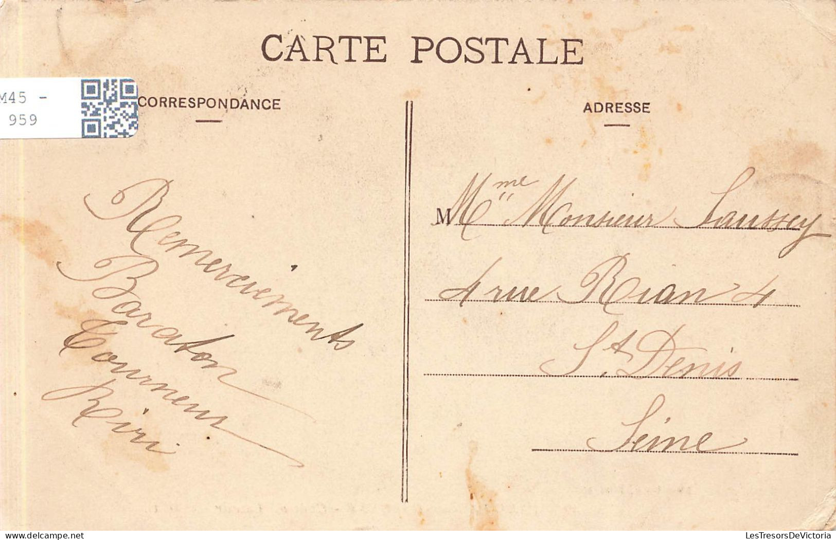 FRANCE - Cadillac Sur Garonne - Vue Générale Du Château Latour - Vue De L'extérieur - Carte Postale Ancienne - Langon