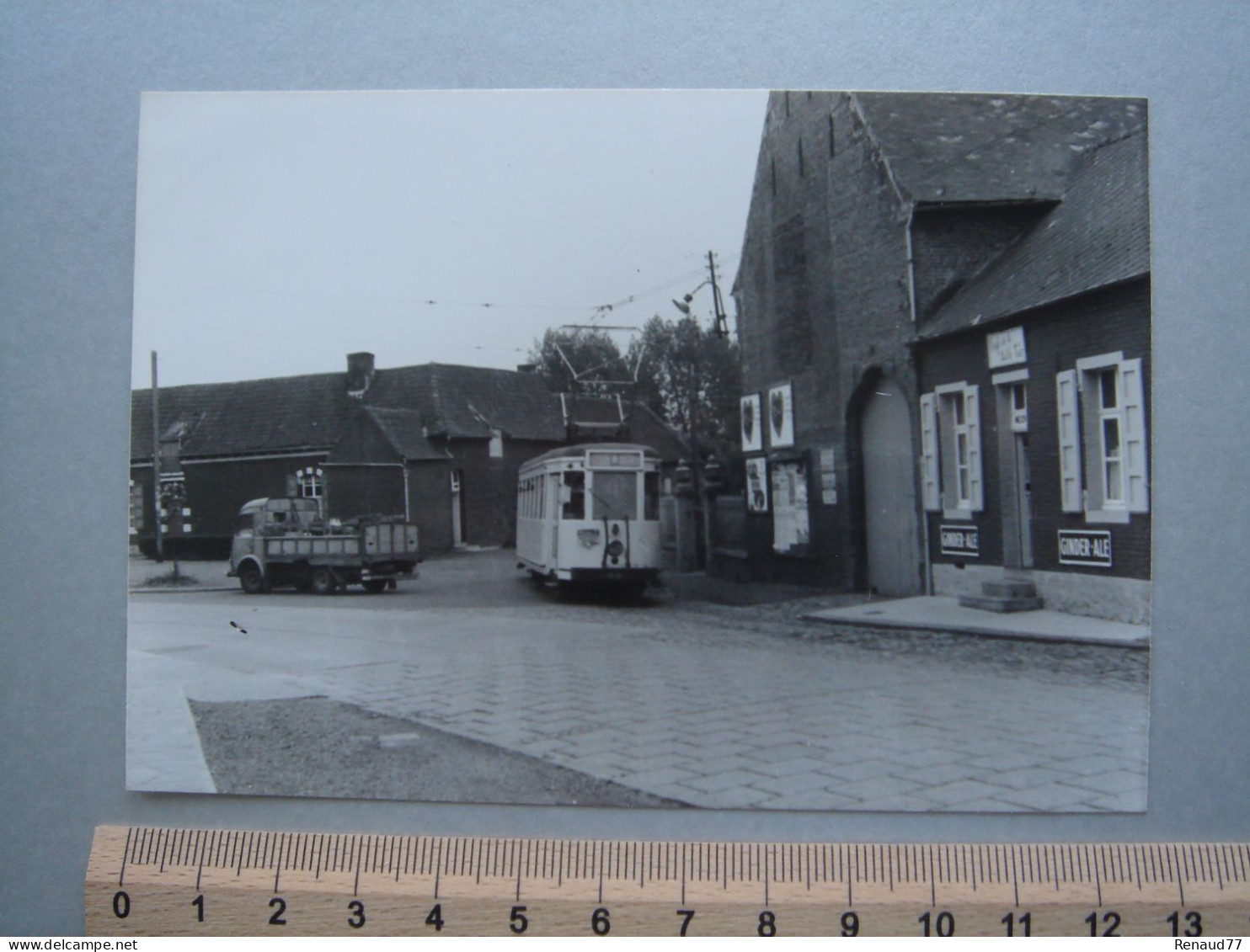 Photo - Blaugies -  Rue De La Frontière - Près De La Place - Tram - Tramway - Dour