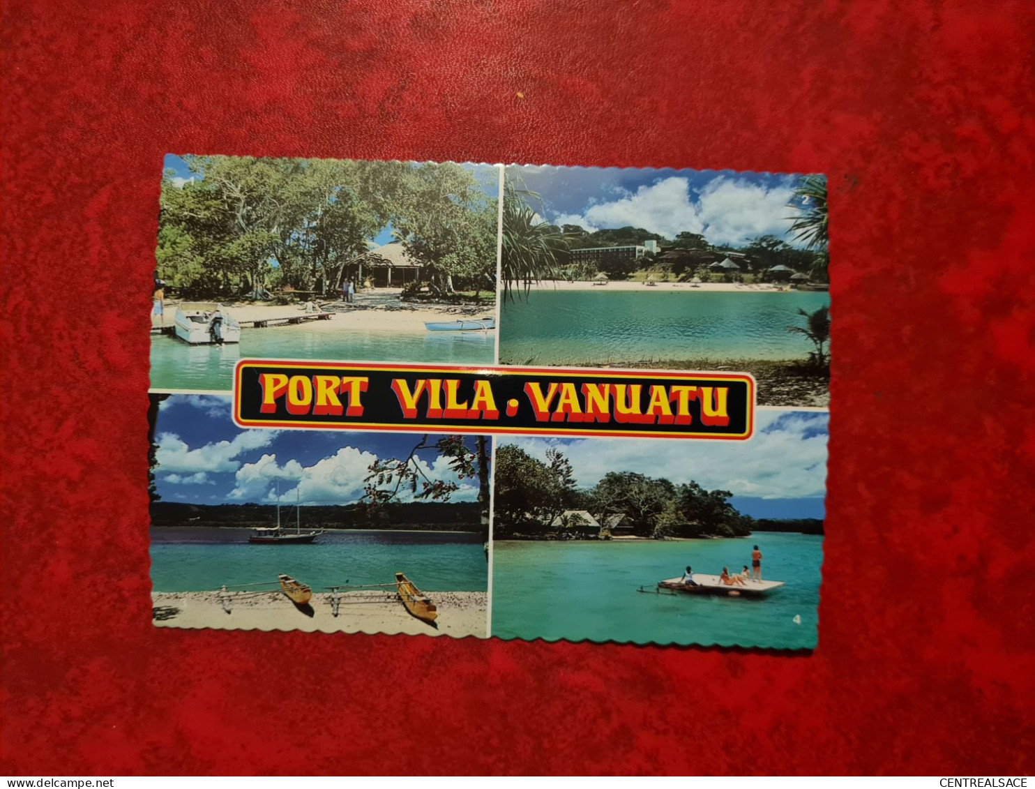 Lettre / Carte  VANUATU PORT VILLA POUR Errevet Poste  HERICOURT 1986 - Vanuatu (1980-...)