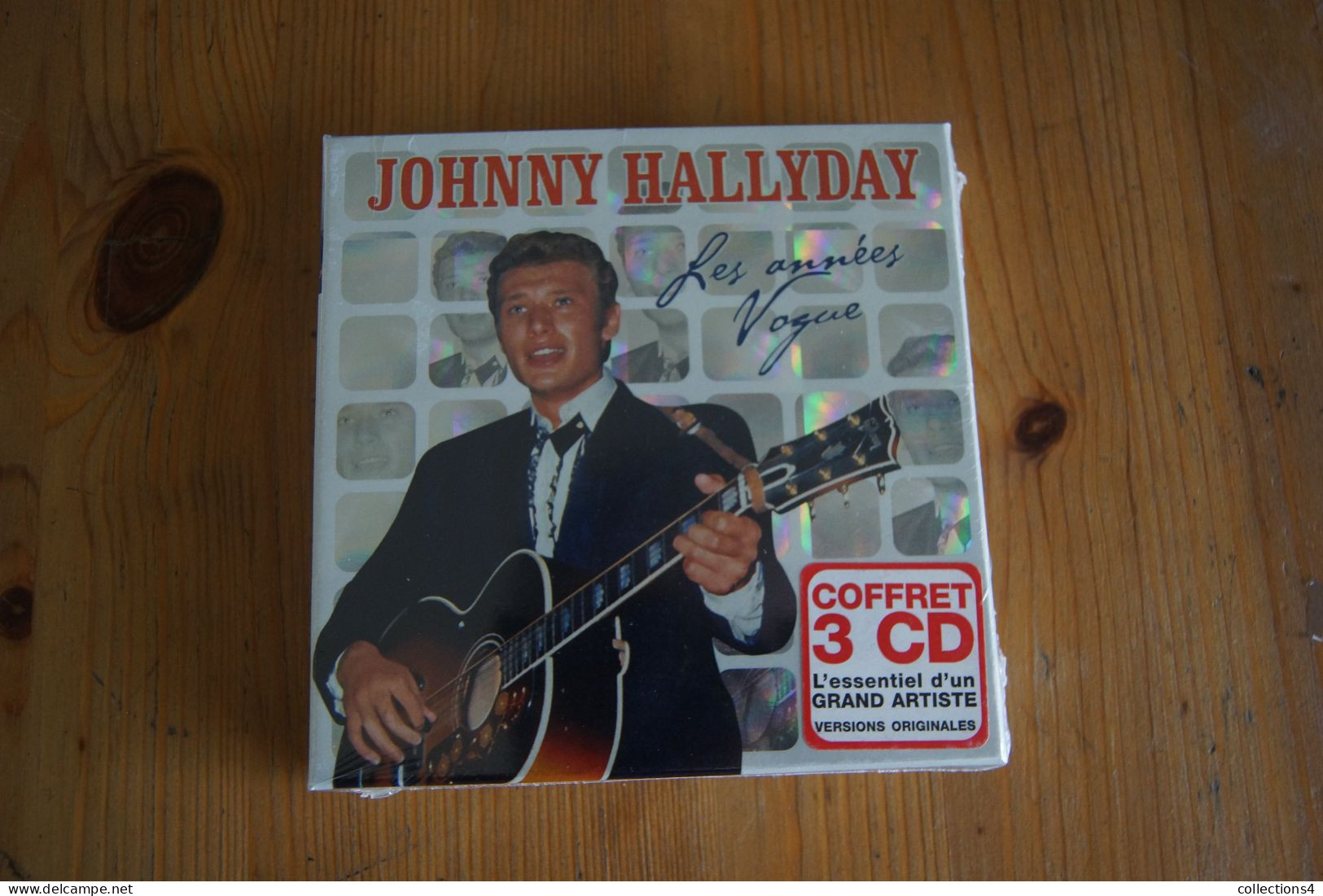 JOHNNY HALLYDAY LES ANNEES VOGUE COFFRET 3CD NEUF SCELLE  SORTIE 2007 VALEUR + - Rock