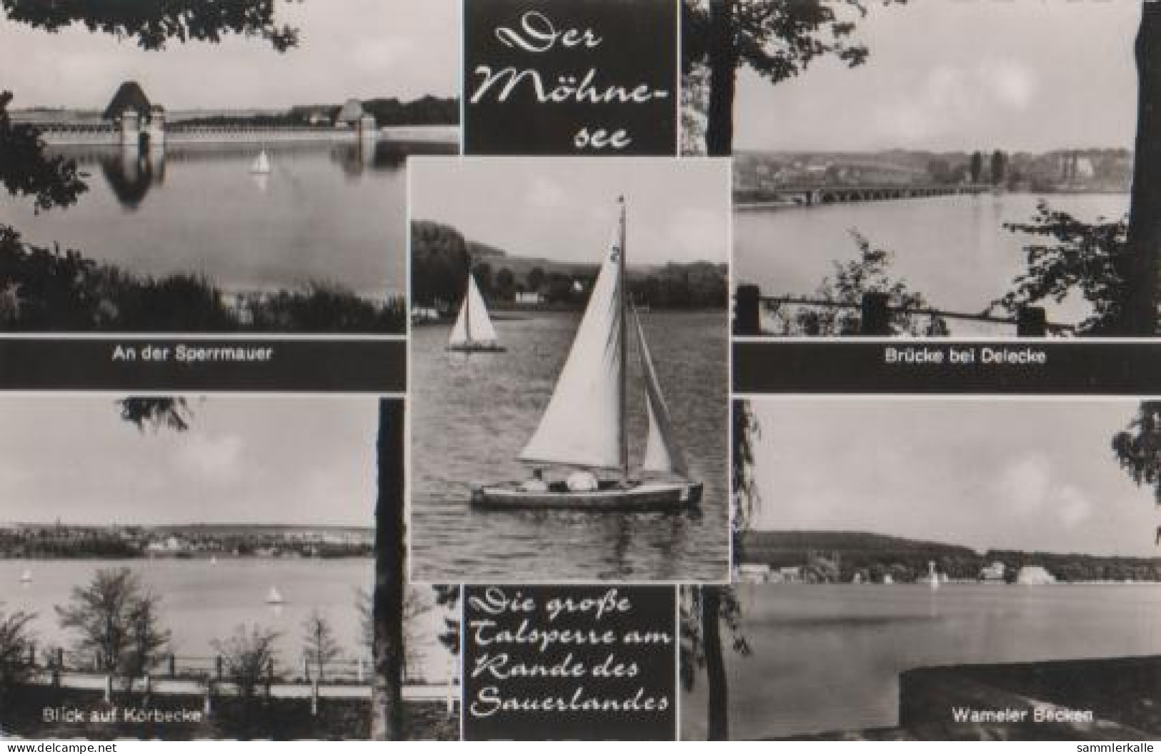 13778 - Möhnesee - Möhne-See Talsperre Kreis Soest - 1962 - Soest