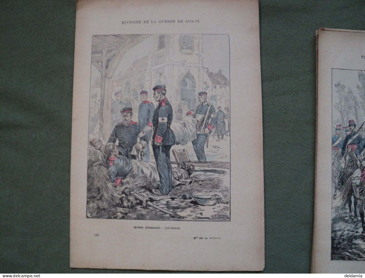 LOT DE 13 FASCICULES HISTOIRE DE GUERRE 1870 / 71. FIN XIX° ILLUSTRATIONS DE MAURICE PALLANDRES. N° 166 / 171 / 176 / 18 - Vehículos