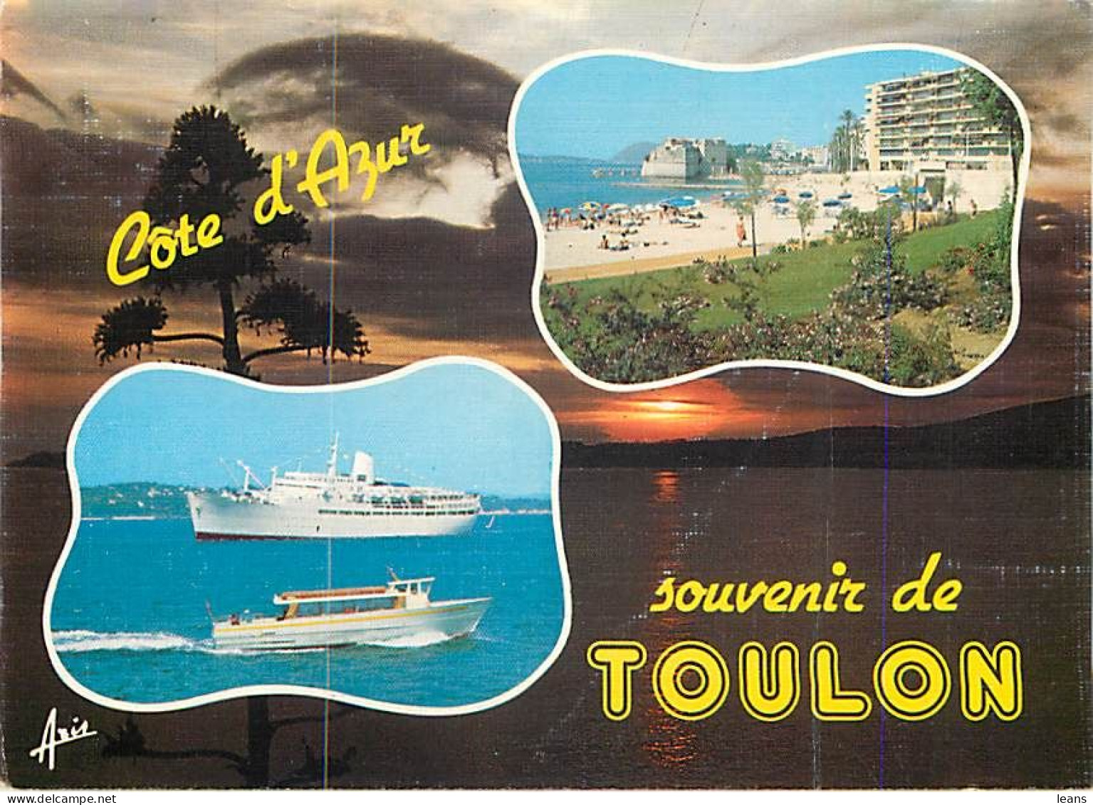 TOULON - LOT DE 146 CARTES POSTALES SEMI-MODERNES