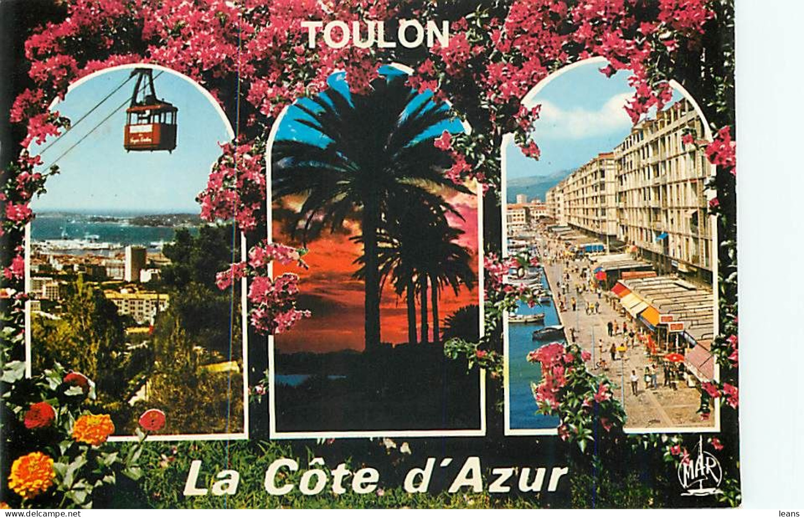 TOULON - LOT DE 146 CARTES POSTALES SEMI-MODERNES