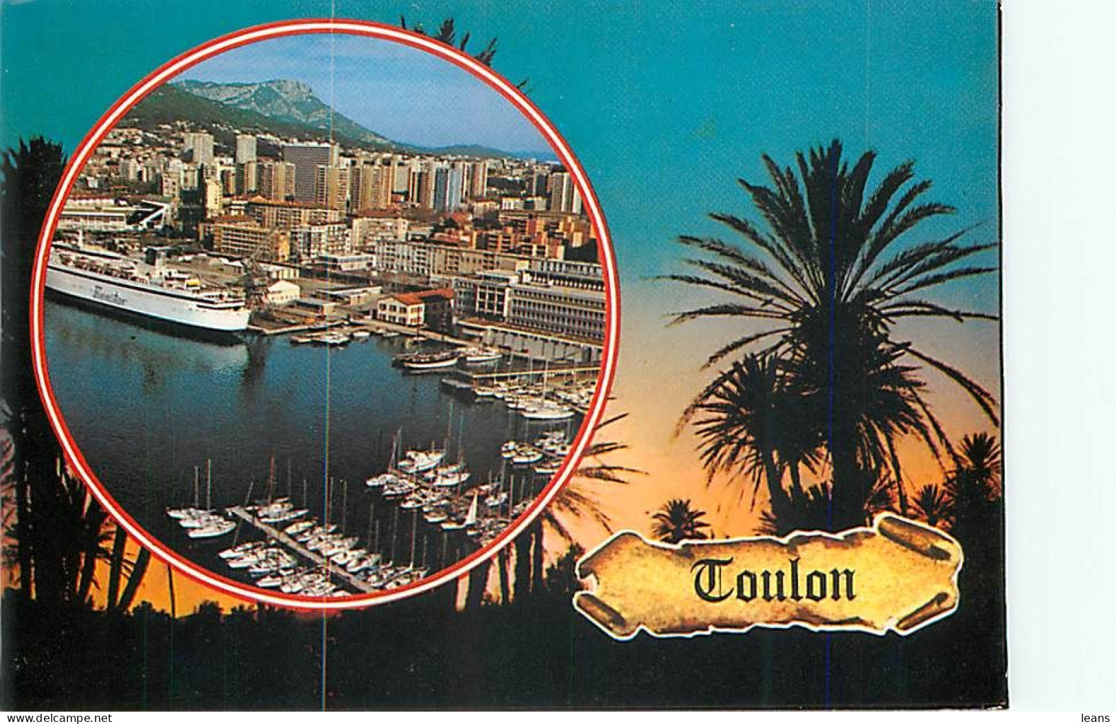 TOULON - LOT DE 146 CARTES POSTALES SEMI-MODERNES